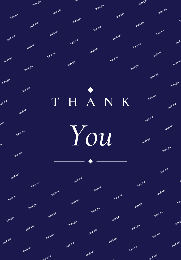 The front of a Thank You Bags